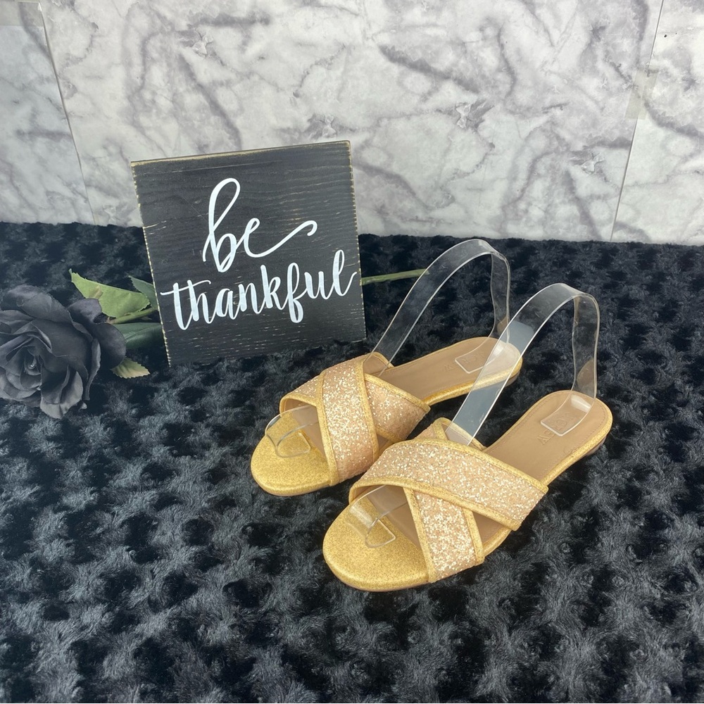 J. Crew Cora Glitter Slip Ons